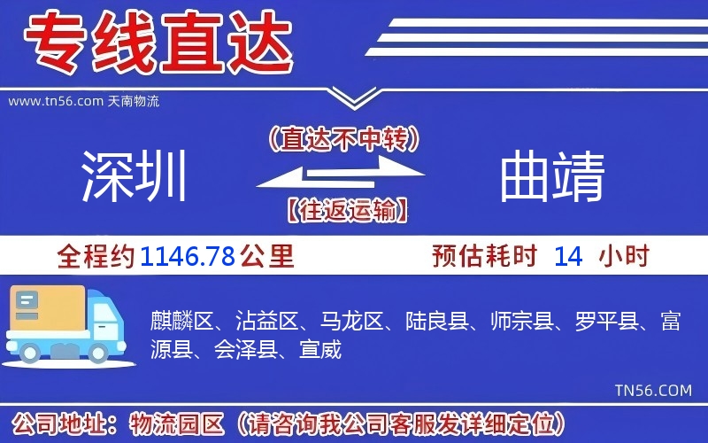 深圳到曲靖物流公司