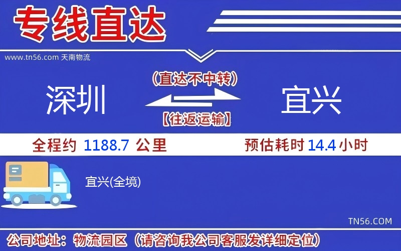 深圳到宜兴物流公司