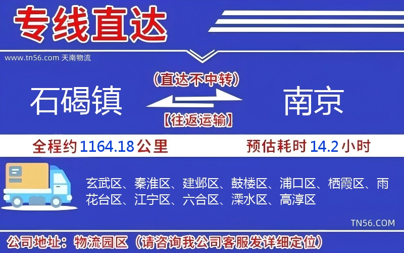 石碣镇到南京物流公司 石碣镇到南京物流公司