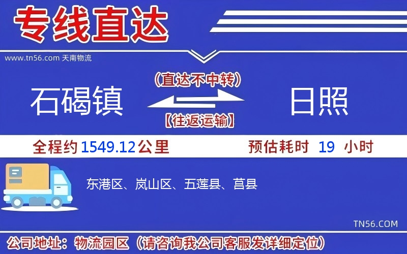 石碣镇到日照物流公司 石碣镇到日照物流公司